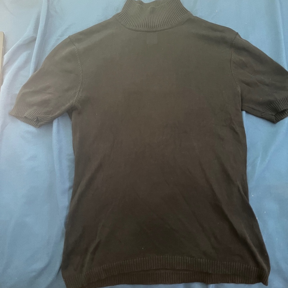 Black Turtleneck Top, Size S